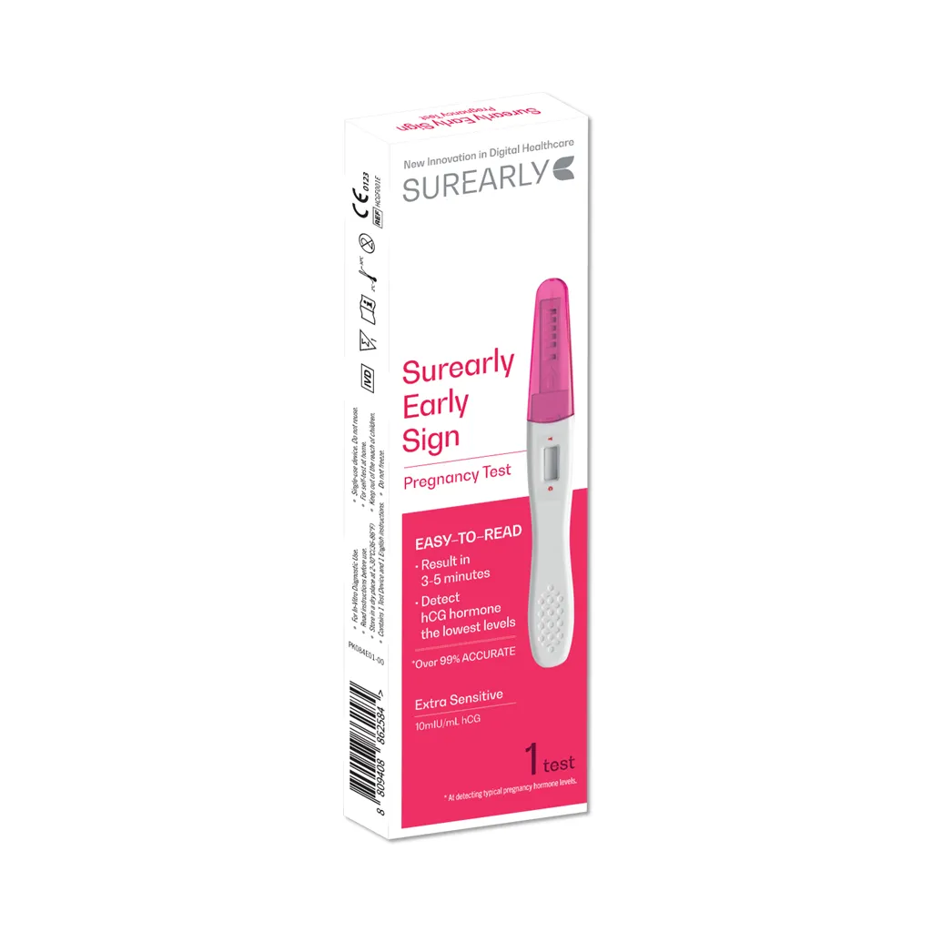 [HCGF001E] SUGENTECH - SUREARLY EARLY SIGN PREGNANCY TEST